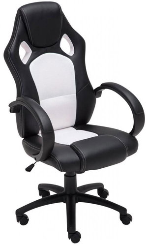 BHM Germany Lexus, Black and White - Office Armchair - Main image