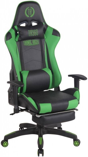 BHM Germany Turbo, Black-green - Gaming Chair - Main image