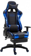 BHM Germany Turbo Lesk, čierno-modrá - Herná stolička