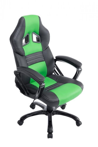 BHM Germany Pedro, Black-green - Office Armchair - Main image