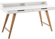 BHM GERMANY Eaton 140 cm, bílý - Psací stůl