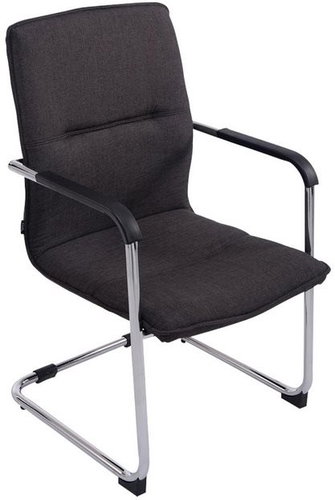 BHM Germany Hudson karfával, textil, sötétszürke - Tárgyalószék - Fő fotó
