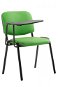 BHM GERMANY Dekan s odklápěcím stolkem, zelená - Konferenční židle