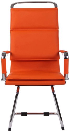 BHM GERMANY Bedford, syntetická kůže, oranžová - Conference Chair  - Main image