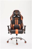 BHM Germany Racing Edition, syntetická koža, oranžová - Herná stolička