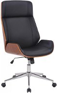 Kancelářská židle BHM GERMANY Varel, ořech / černá - Kancelářská židle