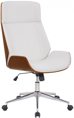 BHM Germany Varel, Walnut / White - Office Chair - Main image