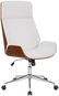 Office Chair BHM Germany Varel, Walnut / White - Kancelářská židle