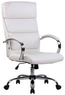 BHM Germany Bradford, Synthetic Leather, White - Office Armchair