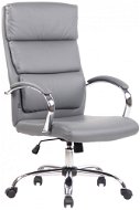 BHM Germany Bradford, Synthetic Leather, Grey - Office Armchair