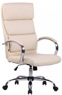 BHM Germany Bradford, Synthetic Leather, Cream - Office Armchair