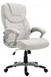 BHM Germany Texas, Synthetic Leather, White - Office Armchair