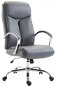BHM Germany Vaud, Synthetic Leather, Grey - Office Armchair