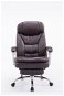 BHM Germany Troy, Synthetic Leather, Brown - Office Armchair