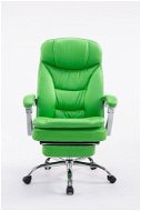 BHM Germany Troy, Synthetic Leather, Green - Office Armchair