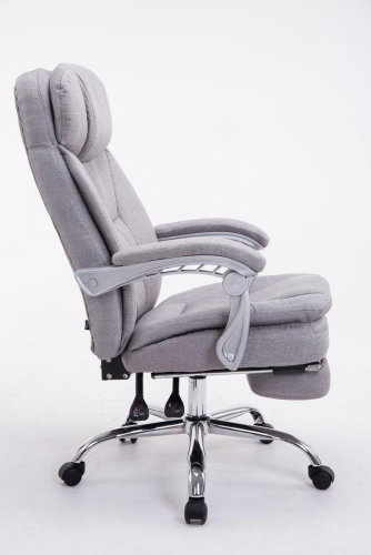 BHM Germany Troy, Textile, Grey - Office Armchair - Main image