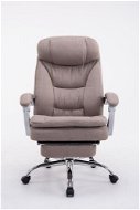 BHM Germany Troy, Textile, Taupe - Office Armchair
