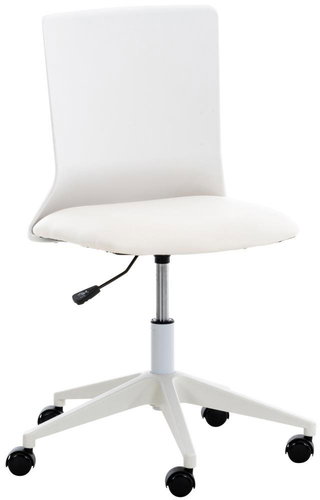 BHM Germany Apolda, Synthetic Leather, White - Office Chair - Main image