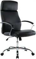 BHM GERMANY Faro, syntetická kůže, černé - Office Armchair