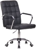 BHM Germany Terni, syntetická koža, čierna - Kancelárska stolička