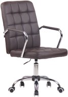 BHM Germany Terni, Synthetic Leather, Brown - Office Chair