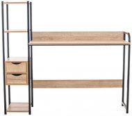 BHM Germany Widnes, black / natural - Writing Desk