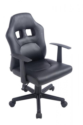 BHM Germany Fun, synthetic leather, black / black - Children’s Desk Chair - Main image