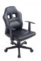 BHM Germany Fun, synthetic leather, black / black - Children’s Desk Chair