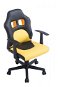 BHM Germany Fun, synthetic leather, black / yellow - Children’s Desk Chair