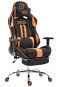 BHM GERMANY Limit, textil, fekete / narancssárga - Gamer szék