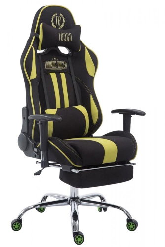 BHM Germany Limit, textile, black / green - Gaming Chair - Main image