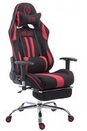 BHM GERMANY Racing Limit, textil, čierna/červená - Herná stolička