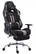 BHM Germany Racing Limit, textil, fekete/szürke - Gamer szék