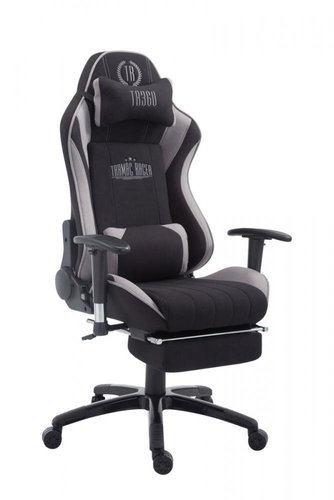 BHM GERMANY Racing Shift, Textil, schwarz / grau - Gaming-Stuhl - Hauptbild