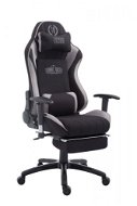 BHM Germany Racing Shift, textil, fekete/szürke - Gamer szék