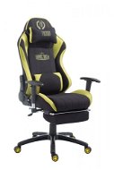 BHM GERMANY Racing Shift, textil, fekete/zöld - Gamer szék
