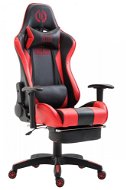 BHM GERMANY Boavista, szintetikus bőr, fekete/piros - Gamer szék
