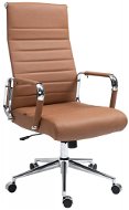 BHM Germany Columbus, genuine leather, light brown - Irodai szék
