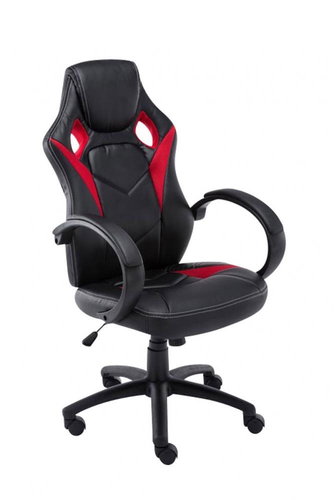 BHM Germany Magnus, black / red - Office Chair - Main image