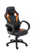 BHM Germany Magnus, fekete / narancssárga - Irodai szék