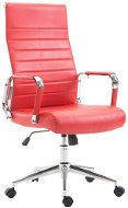 BHM Germany Kolumbus, syntetická koža, červená - Kancelárska stolička