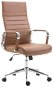 BHM Germany Columbus, Synthetic Leather, Light Brown - Irodai szék