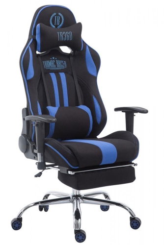 BHM GERMANY Limit, Textil, schwarz / blau - Gaming-Stuhl - Hauptbild