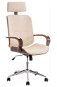 BHM GERMANY Dayton, walnut / cream - Office Chair