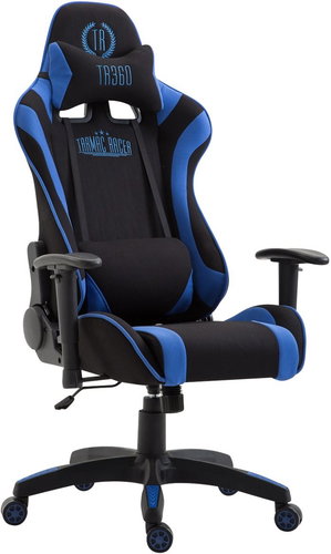 BHM GERMANY Jarama, textile, blue - Gaming Chair - Main image