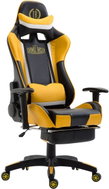 BHM GERMANY Jerez, synthetic leather, yellow - Gaming Chair