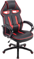 BHM GERMANY Diesel, synthetic leather, black / red - Gaming Chair