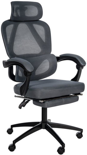 BHM GERMANY Gander, textil, šedá - Office Chair - Main image