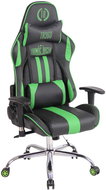 BHM GERMANY Limit XM s masážní funkcí, syntetická kůže, černá / zelená - Office Chair