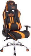 BHM GERMANY Limit XM s masážní funkcí, textil, černá / oranžová - Office Chair